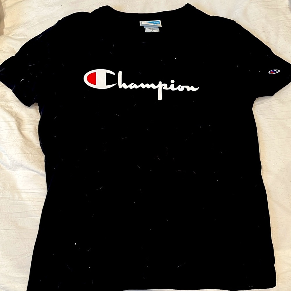 CHAMPION Black T Shirt